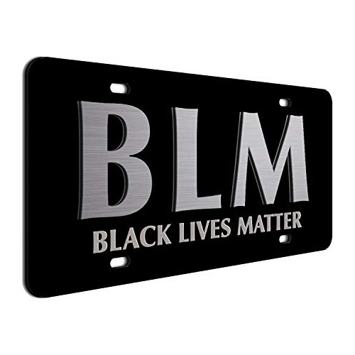 Placa De Matrícula 3d De Black Lives Matter