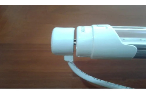Conector Para Tubo Led T8 Paqute De 50 Pzs Estructura Blanco