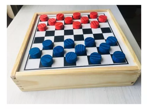 Jogo Xadrez em MDF Brinquedo Educativo e Pedagógico