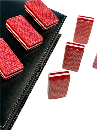Domino Baraja Rombos Azul / Domino Baraja Rombos Rojo
