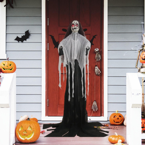 Esqueleto Fantasma Decoración De Halloween Casa Negro