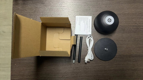 Mesa De Noche Led Con Control Táctil, Inalámbrica, Recargabl