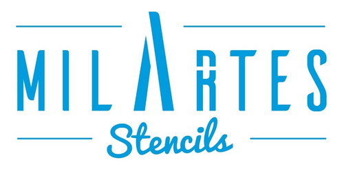 Imagen 2 de 2 de Mil Artes - Stencil Patente - 10 X 20 Cm - Sc264