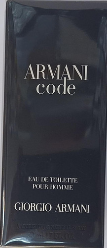 Perfume Armani Code X 50 Ml Original