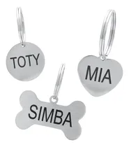 Comprar Chapas Identificatorias Perros Gatos Grabado Personalizado