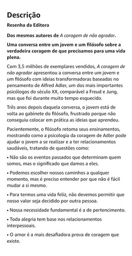 Livro A Coragem De Ser Feliz - Ichiro Kishimi - 272 Páginas