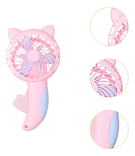 Manual Press Handheld Pequeño Ventilador De Animales De