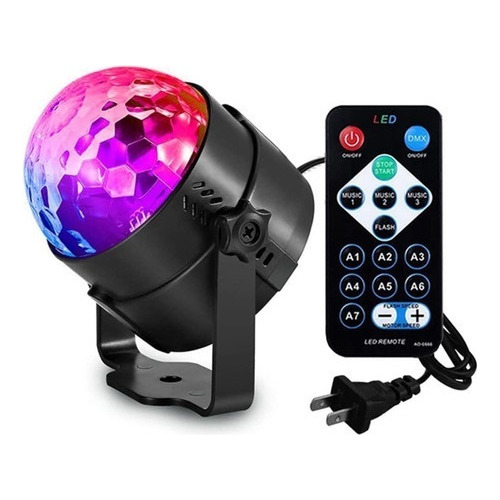 Balada Globo Bola Maluca Color Light Effect Dj Rhythm Of