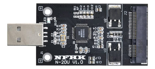 Xiwai Mini Pci-e Msata A Usb 2.0 Ssd Externo Pcba Conveter A