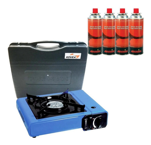 Imagen 1 de 10 de Cocina De Camping Anafe Portatil Con Maletin