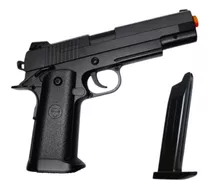 Pistola Brinquedo Realista Airsoft Gk V307 6mm Bbs Alvo Óleo