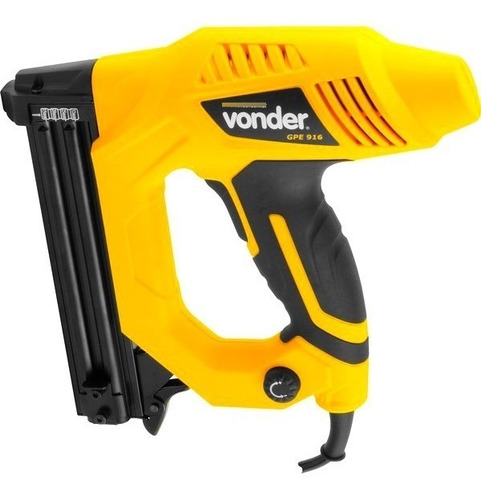 Imagem 2 de 7 de Grampeador Pinador Eletrico Vonder + 2500 Pinos F 25mm + Nf