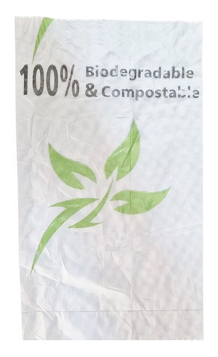 Rollo Bolsas Biodegradables Compostables Arranque De 15x30