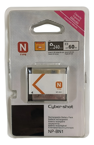 Ba-teria Cyber Shot Np-bn1 Compatível Dsc-wx150 Wx100 Wx80