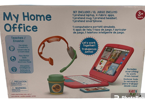 Juego Mi Oficina De 8 Piezas Para Niños