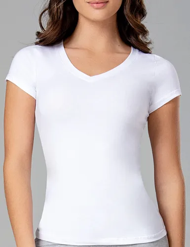 Camiseta cuello v mujer on sale