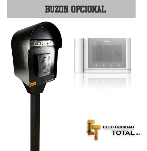 Imagen 5 de 9 de Portero Visor 2 Frentes - 2 Monitores 70mh Commax Espejados