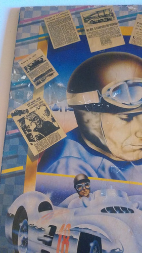 Poster J M Fangio - Museo Fangio - Original- 70s (Usado)