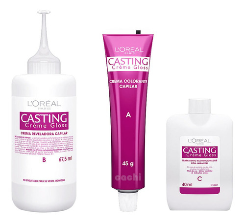 Tinta Loreal Casting Sin Amoniaco 713 Rubio Avellana