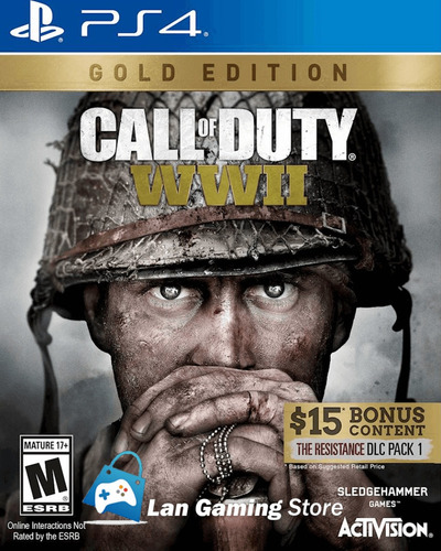 Call Of Duty World At War 2 - Cod Ww Ii - Gold Edition - Ps4