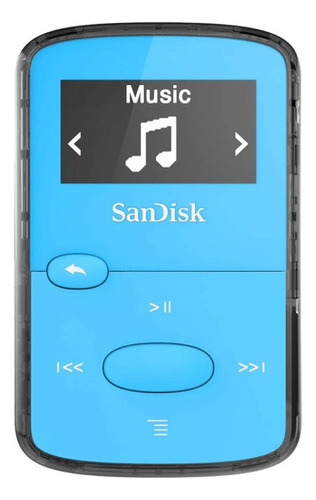 Reproductor De Mp3 Sandisk  8gb  Con Clip Y Pantalla Lcd