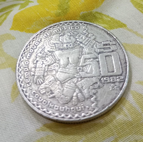 Moneda Antigua De 50 Pesos Ideal Para Coleccionistas   