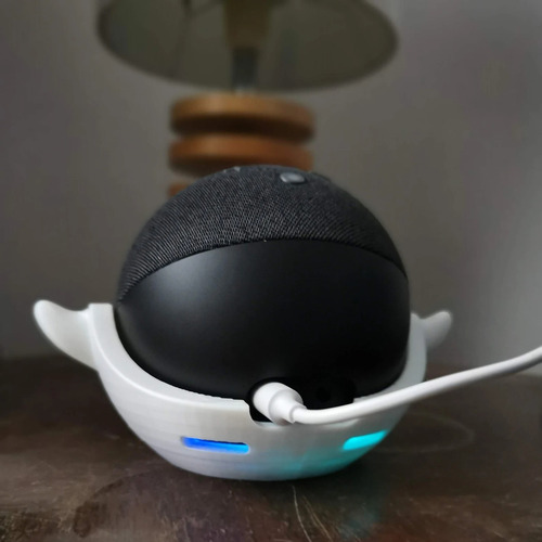 Soporte Base Alexa Echo Dot 4° 5° Generación Mario Bros Boo
