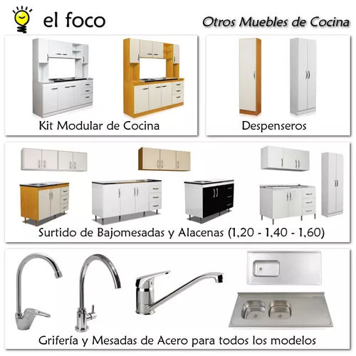 Mueble de Cocina de Ecomadera y Acero