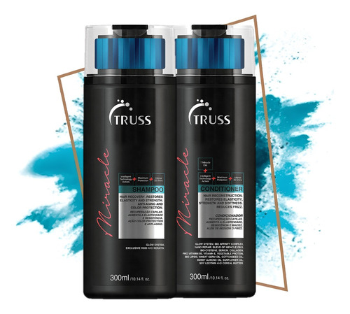 Truss Miracle Kit Shampoo E Condicionador 300ml ResistĂȘncia