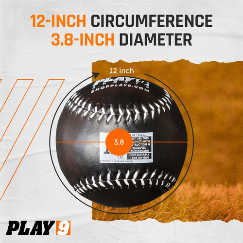 Play 9 Softball Con Peso Para Lanzamiento (juego De 4 Cueros