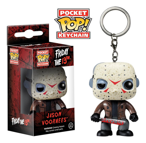 Jason Voorhees Llavero Viernes 13 Pelicula Terror Coleccion Gris Oscuro