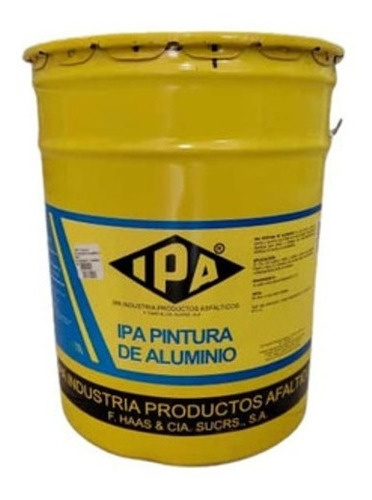 Ipa Pintura De Aluminio Cuñete 5 Gal