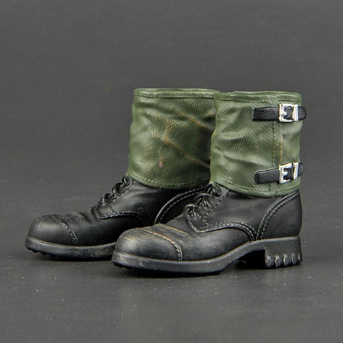2 Pares De Botas Con Cordones De Soldado Alemán A Escala 1:6