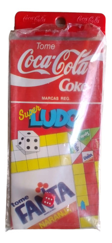 Juego De Mesa,antiguo, Ludo, Promocion Coca Cola