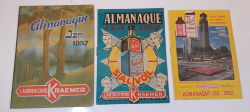 Almanaque Iza Laboratório Kraemer 1957 (Usado)