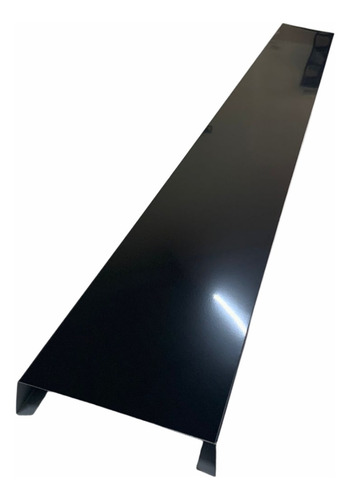 13 Metros De Pingadeira Alumínio Preto Fosco Para Muro 18cm
