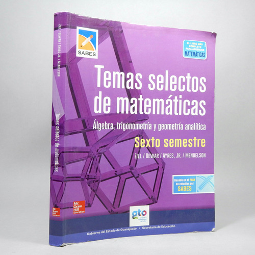 Temas Selectos De Matemáticas Algebra Trigonometría Bi4