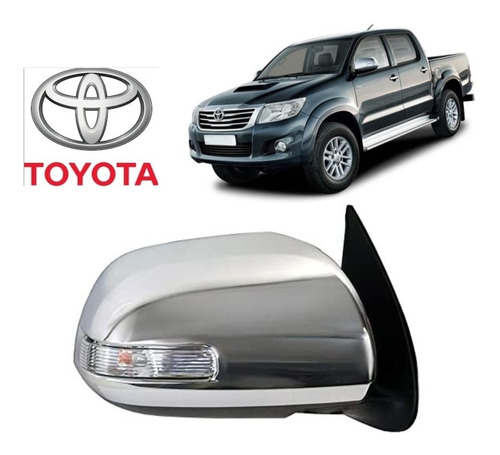 Retrovisor Hilux 2012, 2013, 2014, 2015, 2016, 2017, 2018.