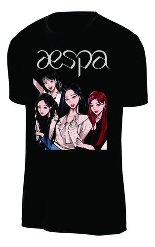 Camisetas Grupo Musical Aespa Integrantes Kpop