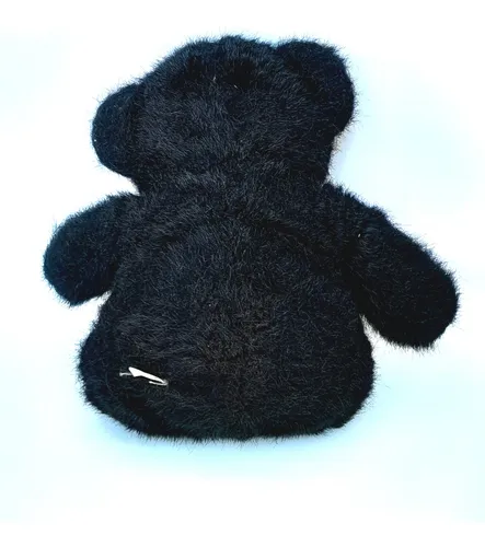 Oso de peluche negro hot sale