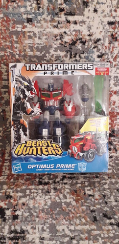 Optimus Prime Rojo Transformers Beast Hunters. N[u]^\e+v O.