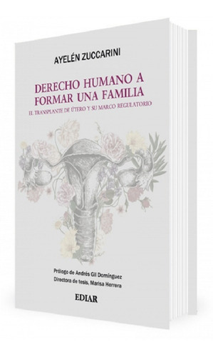 Derecho Humano A Formar Una Familia, De Zuccarini, Ayelén. Editorial Ediar, Tapa Blanda, Edición 1 En Español, 2019