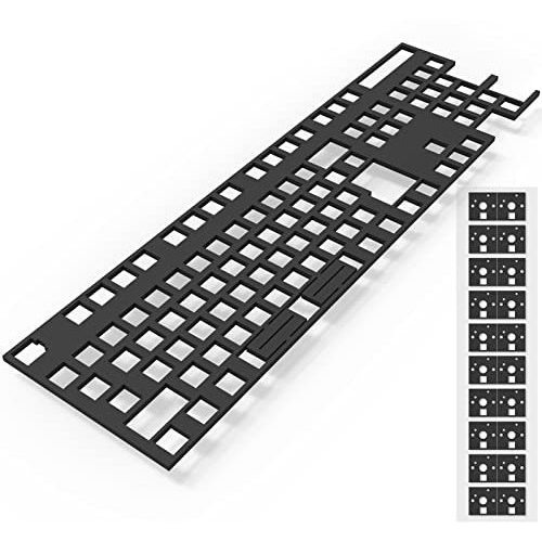 Teclado Poron Runjrx Pcb Foam 108 Layout, Botones De Conmuta