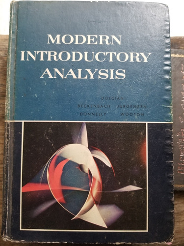 A6 Modern Introductory Analysis Dolciani Beckenbach (Usado)