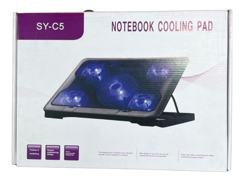 Ventilador Base Notebook Altura Ajustable Rx0052- Generico-
