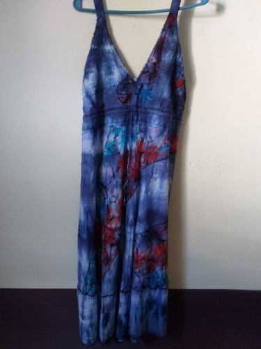 Vestido Largo Solero Verano Batik Dama Importado Brasil