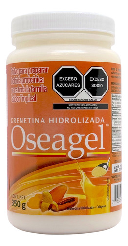 Suplemento Coloidales Duché Colágenos Oseagel Sabor Tropical (mango Y Papaya) De 10g - Polvo