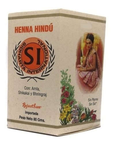 Tinte Henna Hindu - g a $306