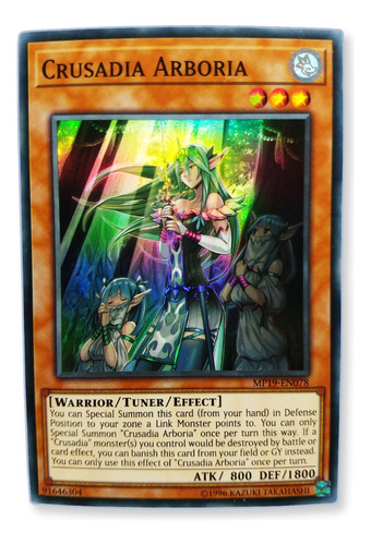 Yugi-oh! Crusadia Arboria Mp19-en078 Super