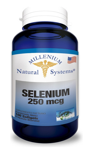 Selenio Selenium 250 Mcg 100 Softgels Millenium